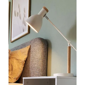 Bureaulamp PECKOS Verstelbaar Metaal Wit Bureaulamp PECKOS Verstelbaar Metaal Wit