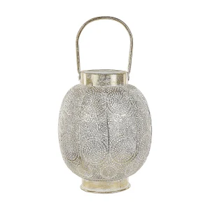 Decoratieve lantaarn metaal goud 30 cm LANTAU