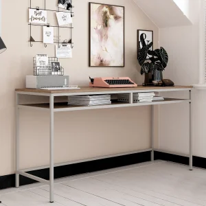 Bradford Computer Desk. TaupeWalnut Bradford Computer Desk. TaupeWalnut