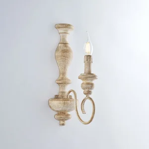 Cascina Applique murale en bois et fer blanc et tourterelle 1 lumière .13 P.21 BL265-AP1-BT Cascina Applique murale en bois et fer blanc et tourterelle 1 lumière .13 P.21 BL265-AP1-BT