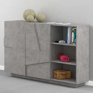 Dmartí entreemeubilair, Moderne multifunctionele entree, Multifunctionele locker voor inkomhal, 100% Made in Italy, 121x38h86 cm, Cement Dmartí entreemeubilair, Moderne multifunctionele entree, Multifunctionele locker voor inkomhal, 100% Made in Italy, 121x38h86 cm, Cement