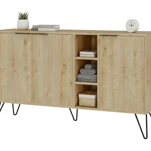 Dpenz Dressoir, Woonkamer Buffet, Woonkamer, Keuken Pantry, 142x36h83 cm, Eiken Dpenz Dressoir, Woonkamer Buffet, Woonkamer, Keuken Pantry, 142x36h83 cm, Eiken