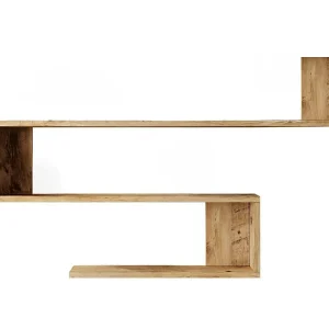 Dpi-plank, plank, wandplank, multifunctionele plank, 120x15h71 cm, eik Dpi-plank, plank, wandplank, multifunctionele plank, 120x15h71 cm, eik