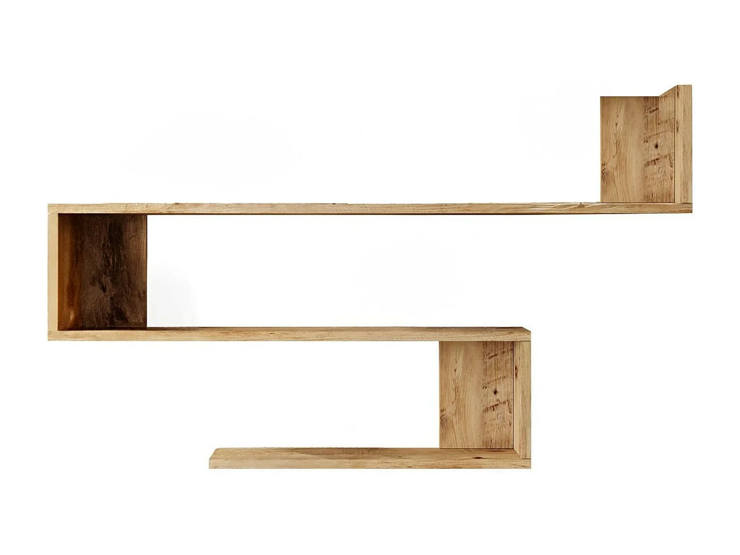 Dpi-plank, plank, wandplank, multifunctionele plank, 120x15h71 cm, eik