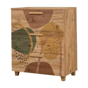Dpetruzz ladekast, SettiMultifunctionele Mino, Slaapkamer Ladekast, Ladekast, 80x43h95 cm, Eiken Dpetruzz ladekast, SettiMultifunctionele Mino, Slaapkamer Ladekast, Ladekast, 80x43h95 cm, Eiken