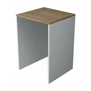 Grote multifunctionele kast Boris, één legplank, 65x92h cm, walnootbruin, nis voor wasmachine, één vak Grote multifunctionele kast Boris, één legplank, 65x92h cm, walnootbruin, nis voor wasmachine, één vak