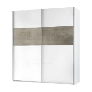 Dmora Kledingkast 2 Deuren Elgin 60x200h cm Wit Kapstok 2 Planken, Kast Slaapkamer 2 Deuren Dmora Kledingkast 2 Deuren Elgin 60x200h cm Wit Kapstok 2 Planken, Kast Slaapkamer 2 Deuren
