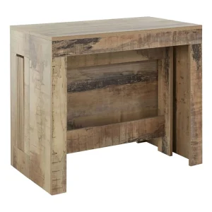 Dguigo uitschuifbare console, Uitschuifbare console tot 12 zitplaatsen, Tafel met verlenghouders, 100% Made in Italy, 51/300x90h77 cm, Esdoorn Dguigo uitschuifbare console, Uitschuifbare console tot 12 zitplaatsen, Tafel met verlenghouders, 100% Made in Italy, 51/300x90h77 cm, Esdoorn