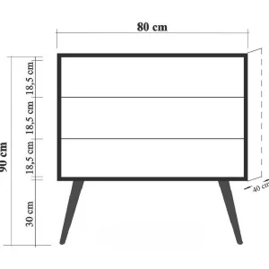 Dparigin-kast, Multifunctionele slaat, Commio van lEtto, meubel met laden, 80x40h89 cm, veelkleurig Dparigin-kast, Multifunctionele slaat, Commio van lEtto, meubel met laden, 80x40h89 cm, veelkleurig