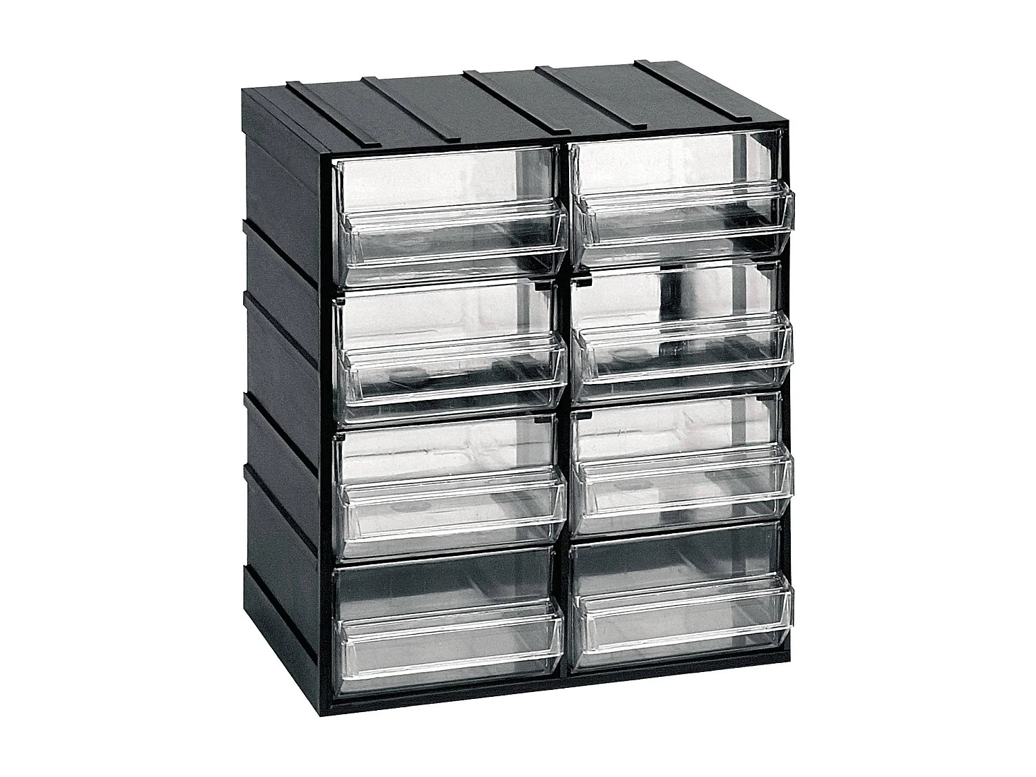 Armoire Polyvalente À 2 Portes, En Pvc, Anthracite, 19.2x14.8h23 Cm