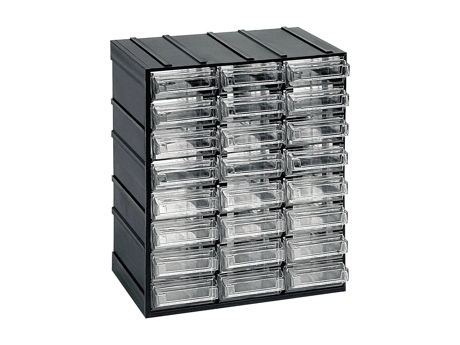Armoire Polyvalente À 2 Portes, En Pvc, Anthracite, 19.2x14.8h23 Cm