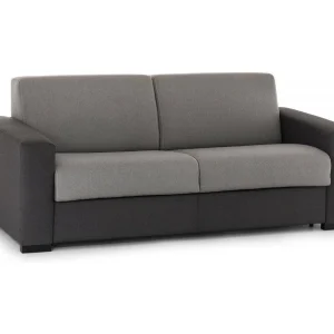 Dgrabb vaste bank, 3-zitsbank, 100% Made in Italy, Woonkamerbank, in gewatteerde stof, met slanke armleuningen, 200x95h90 cm, Grijs en Antraciet Dgrabb vaste bank, 3-zitsbank, 100% Made in Italy, Woonkamerbank, in gewatteerde stof, met slanke armleuningen, 200x95h90 cm, Grijs en Antraciet
