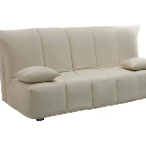 Dabam slaapbank, 3-zitsbank, 100% Made in Italy, woonkamerbank met trolley-opening, in gewatteerde stof, inclusief kussens, 165x90h85 cm, Beige Dabam slaapbank, 3-zitsbank, 100% Made in Italy, woonkamerbank met trolley-opening, in gewatteerde stof, inclusief kussens, 165x90h85 cm, Beige