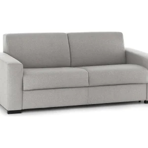 Dpalett vaste bank, 2-zitsbank, 100% Made in Italy, Woonkamerbank in gewatteerde stof, met standaard armleuningen, 180x95h90 cm, Grijs Dpalett vaste bank, 2-zitsbank, 100% Made in Italy, Woonkamerbank in gewatteerde stof, met standaard armleuningen, 180x95h90 cm, Grijs