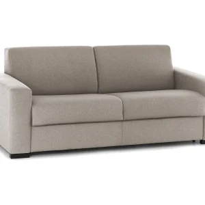 Dgunte vaste bank, Grote 2-zitsbank, 100% Made in Italy, Woonkamerbank, in gewatteerde stof, met slanke armleuningen, 180x95h90 cm, Taupe Dgunte vaste bank, Grote 2-zitsbank, 100% Made in Italy, Woonkamerbank, in gewatteerde stof, met slanke armleuningen, 180x95h90 cm, Taupe
