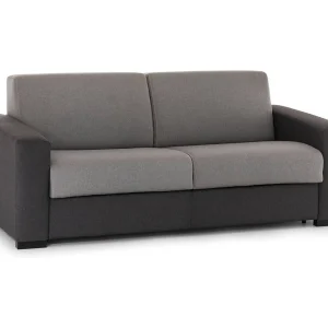 Dgunte vaste bank, Grote 2-zitsbank, 100% Made in Italy, Woonkamerbank, in gewatteerde stof, met slanke armleuningen, 180x95h90 cm, Grijs en Antraciet Dgunte vaste bank, Grote 2-zitsbank, 100% Made in Italy, Woonkamerbank, in gewatteerde stof, met slanke armleuningen, 180x95h90 cm, Grijs en Antraciet