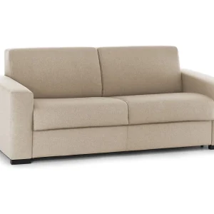 Dgunte vaste bank, Grote 2-zitsbank, 100% Made in Italy, Woonkamerbank, in gewatteerde stof, met slanke armleuningen, 180x95h90 cm, Beige Dgunte vaste bank, Grote 2-zitsbank, 100% Made in Italy, Woonkamerbank, in gewatteerde stof, met slanke armleuningen, 180x95h90 cm, Beige