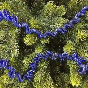 Kerstdecoratie Narda, gemaakt in Italië, blauw,