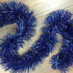 Kerstdecoratie Conchin, gemaakt in Italië, blauw, Kerstdecoratie Conchin, gemaakt in Italië, blauw,