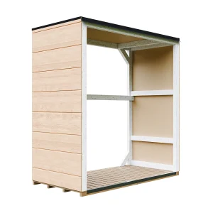 Buitenopslag voor brandhout – 1.14 m² / 75x153xH159 cm – M980-1-HARVEST HONEY Buitenopslag voor brandhout – 1.14 m² / 75x153xH159 cm – M980-1-HARVEST HONEY