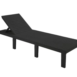 Dazzol ligstoel, Verstelbare tuinligstoel, Buitenligstoel, 100% Made in Italy, 195x65h78 cm, Antraciet Dazzol ligstoel, Verstelbare tuinligstoel, Buitenligstoel, 100% Made in Italy, 195x65h78 cm, Antraciet