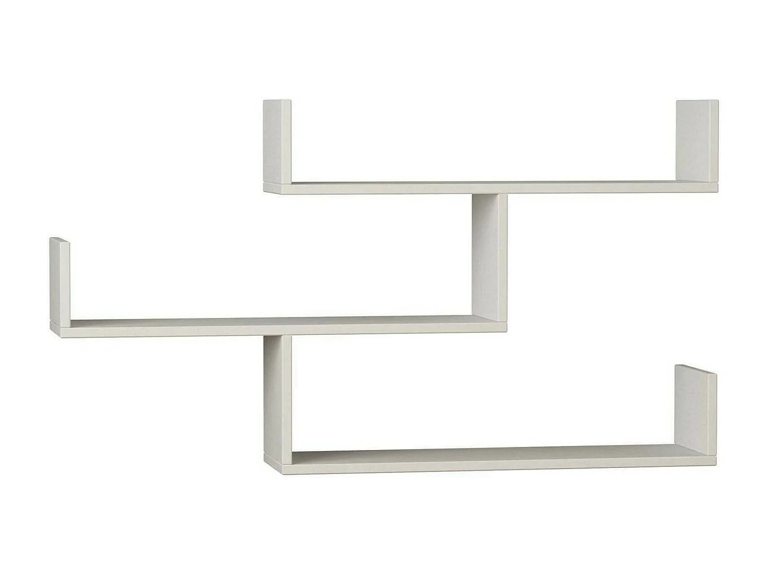 Dpar Plank, Plank, Wandplank, Multifunctionele Rekken, 119x23h67 cm, Wit