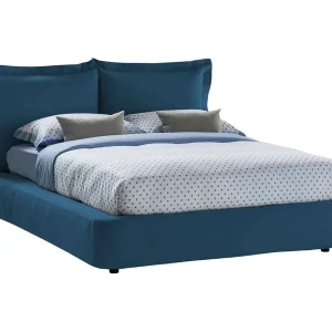 Tweepersoonsbed Cornelia Blauw: Afneembare Bekleding, Opbergruimte, Matrassenformaat 160×190 cm, Made in Italy Tweepersoonsbed Cornelia Blauw: Afneembare Bekleding, Opbergruimte, Matrassenformaat 160×190 cm, Made in Italy