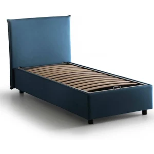 Talamo Italia Eenpersoonsbed Cira blauw met opbergruimte, Afneembare hoes, Matrasmaat 90×200 cm Made in Italy Talamo Italia Eenpersoonsbed Cira blauw met opbergruimte, Afneembare hoes, Matrasmaat 90×200 cm Made in Italy