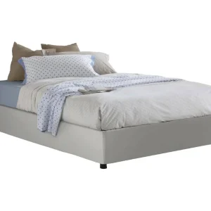 Ddonat tweepersoonsbed, Opbergbed met eco-lederen bekleding, 100% Made in Italy, Opening aan de voorkant, geschikt voor matras van 160×200 cm, Wit Ddonat tweepersoonsbed, Opbergbed met eco-lederen bekleding, 100% Made in Italy, Opening aan de voorkant, geschikt voor matras van 160×200 cm, Wit