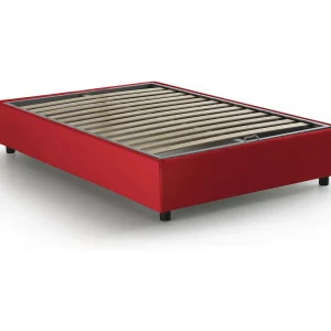 Talamo Italia Bed anderhalf Persoons Camilla Rood Afneembaar Opbergruimte, Matrasmaat 120×190 cm Made in Italy Talamo Italia Bed anderhalf Persoons Camilla Rood Afneembaar Opbergruimte, Matrasmaat 120×190 cm Made in Italy