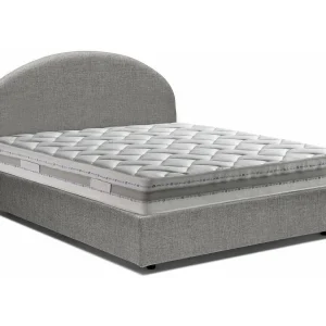 Talamo Italia Bed Anderhalve Persoons Connie Grijs Inclusief Matras, Afritsbaar, Opbergruimte Made in Italy Talamo Italia Bed Anderhalve Persoons Connie Grijs Inclusief Matras, Afritsbaar, Opbergruimte Made in Italy