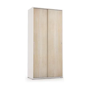 Dmora Kledingkast 2 Deuren Dalia 45x195h cm Bruin 4 Planken 2 Deuren, Slaapkamerkast Schuifdeur Gemaakt in Italië Dmora Kledingkast 2 Deuren Dalia 45x195h cm Bruin 4 Planken 2 Deuren, Slaapkamerkast Schuifdeur Gemaakt in Italië