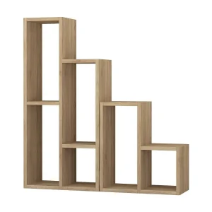 Dmartí Boekenkast, Kantoorplank, Boekenkast, Bibliotheek, 84x20h89 cm, Eiken