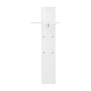 Dlentin entreemeubilair, Moderne multifunctionele entree, Multifunctionele locker voor inkomhal, 100% Made in Italy, 50x27h140 cm, Glanzend wit Dlentin entreemeubilair, Moderne multifunctionele entree, Multifunctionele locker voor inkomhal, 100% Made in Italy, 50x27h140 cm, Glanzend wit
