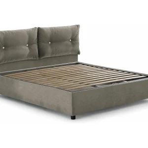 Dcun tweepersoonsbed, Opbergbed met stoffen bekleding, 100% Made in Italy, Opening aan de voorkant, geschikt voor matras 160×200 cm, duifgrijs Dcun tweepersoonsbed, Opbergbed met stoffen bekleding, 100% Made in Italy, Opening aan de voorkant, geschikt voor matras 160×200 cm, duifgrijs