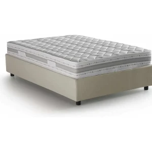 Dbamb tweepersoonsbed, Opbergbed met stoffen bekleding, 100% Made in Italy, Opening aan de voorkant, inclusief matras van 120×190 cm, Beige Dbamb tweepersoonsbed, Opbergbed met stoffen bekleding, 100% Made in Italy, Opening aan de voorkant, inclusief matras van 120×190 cm, Beige