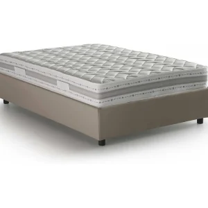 Dfalasc tweepersoonsbed, opbergbed met bekleding van eco-leer, 100% Made in Italy, zijopening, inclusief matras 120×190 cm, duifgrijs Dfalasc tweepersoonsbed, opbergbed met bekleding van eco-leer, 100% Made in Italy, zijopening, inclusief matras 120×190 cm, duifgrijs
