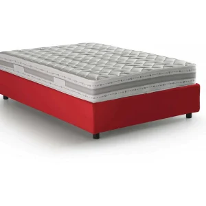 Ddibar tweepersoonsbed, opbergbed met stoffen bekleding, 100% Made in Italy, zijopening, inclusief matras 120×190 cm, Rood Ddibar tweepersoonsbed, opbergbed met stoffen bekleding, 100% Made in Italy, zijopening, inclusief matras 120×190 cm, Rood