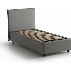 Dapuzz eenpersoonsbed, Opbergbed met stoffen bekleding, 100% Made in Italy, Opening aan de voorzijde, geschikt voor matras 80×190 cm, Grijs Dapuzz eenpersoonsbed, Opbergbed met stoffen bekleding, 100% Made in Italy, Opening aan de voorzijde, geschikt voor matras 80×190 cm, Grijs