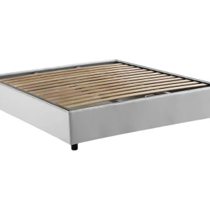 Ddurant tweepersoonsbed, Opbergbed met stoffen bekleding, 100% Made in Italy, Opening aan de voorkant, inclusief matras van 140×200 cm, Wit Ddurant tweepersoonsbed, Opbergbed met stoffen bekleding, 100% Made in Italy, Opening aan de voorkant, inclusief matras van 140×200 cm, Wit