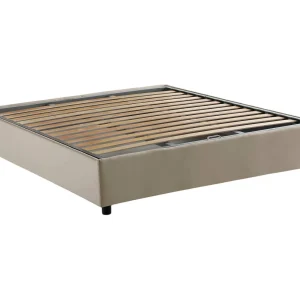 Ddurant tweepersoonsbed, Opbergbed met stoffen bekleding, 100% Made in Italy, Opening aan de voorkant, inclusief matras van 140×200 cm, Beige Ddurant tweepersoonsbed, Opbergbed met stoffen bekleding, 100% Made in Italy, Opening aan de voorkant, inclusief matras van 140×200 cm, Beige