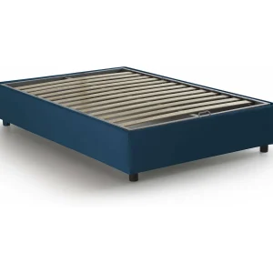 Daronic tweepersoonsbed, opbergbed met stoffen bekleding, 100% Made in Italy, zijopening, geschikt voor matras 120×190 cm, blauw Daronic tweepersoonsbed, opbergbed met stoffen bekleding, 100% Made in Italy, zijopening, geschikt voor matras 120×190 cm, blauw
