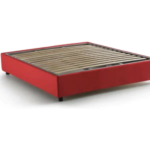 Dgraus tweepersoonsbed, Opbergbed met stoffen bekleding, 100% Made in Italy, Opening aan de voorzijde, geschikt voor matras 160×200 cm, Rood Dgraus tweepersoonsbed, Opbergbed met stoffen bekleding, 100% Made in Italy, Opening aan de voorzijde, geschikt voor matras 160×200 cm, Rood