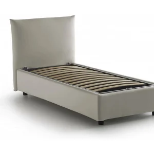 Dguagn eenpersoonsbed, Opbergbed met stoffen bekleding, 100% Made in Italy, Zijopening, geschikt voor matras 80×190 cm, Beige Dguagn eenpersoonsbed, Opbergbed met stoffen bekleding, 100% Made in Italy, Zijopening, geschikt voor matras 80×190 cm, Beige