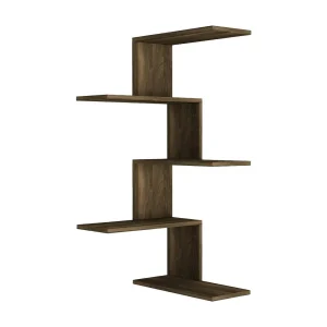 Dmacr-plank, plank, wandplank, multifunctionele rekken, 52x30h109 cm, walnoot