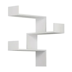 Dp plankIacezz, Plank, Wandplank, Multifunctioneel rek, 60x60h90 cm, Wit