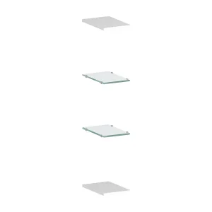 Dcocett plank, Open planken, 100% Made in Italy, 20x27h2 cm, Glanzend wit Dcocett plank, Open planken, 100% Made in Italy, 20x27h2 cm, Glanzend wit