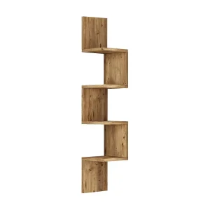 Dmencacc plank,Plank, Wandplank, Multifunctionele rekken, 22x22h117 cm, Eiken