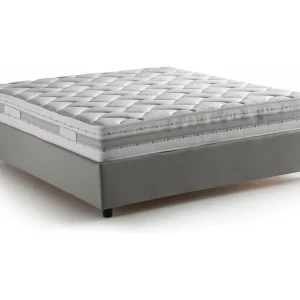 Ddurant tweepersoonsbed, Opbergbed met stoffen bekleding, 100% Made in Italy, Opening aan de voorkant, inclusief matras van 140×200 cm, Grijs Ddurant tweepersoonsbed, Opbergbed met stoffen bekleding, 100% Made in Italy, Opening aan de voorkant, inclusief matras van 140×200 cm, Grijs