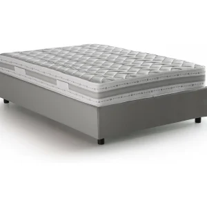 Dbamb tweepersoonsbed, Opbergbed met stoffen bekleding, 100% Made in Italy, Opening aan de voorkant, inclusief matras van 120×190 cm, Grijs Dbamb tweepersoonsbed, Opbergbed met stoffen bekleding, 100% Made in Italy, Opening aan de voorkant, inclusief matras van 120×190 cm, Grijs